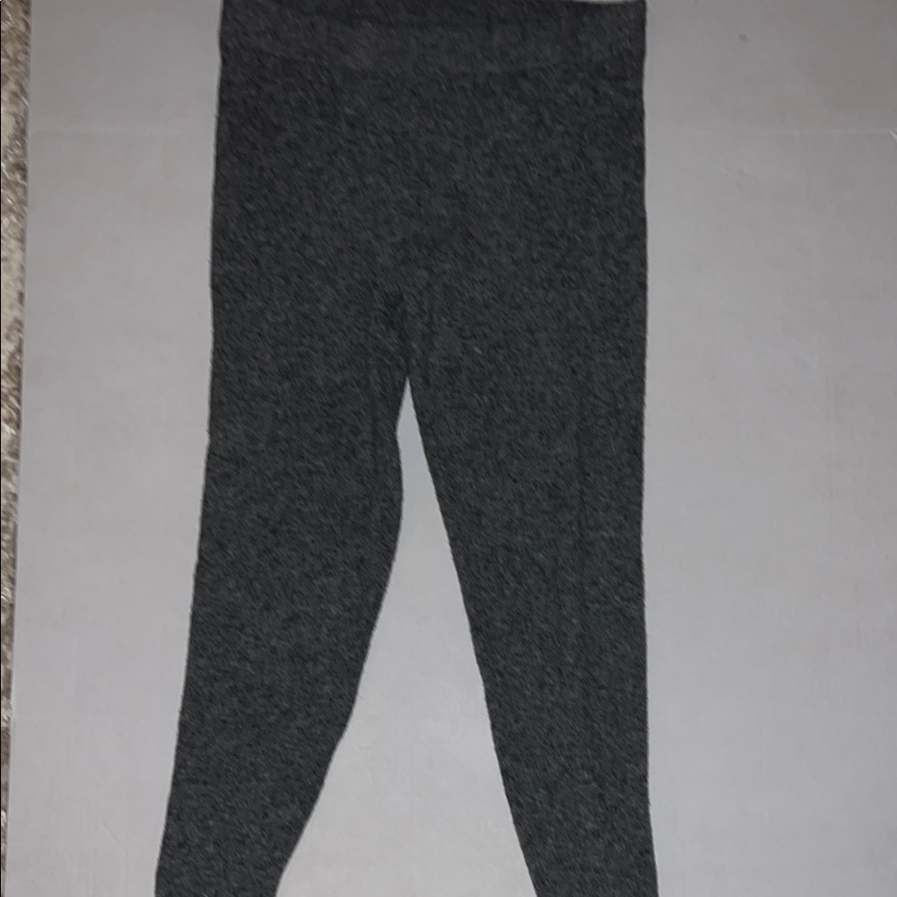 H&M fine knit fuzzy leggings